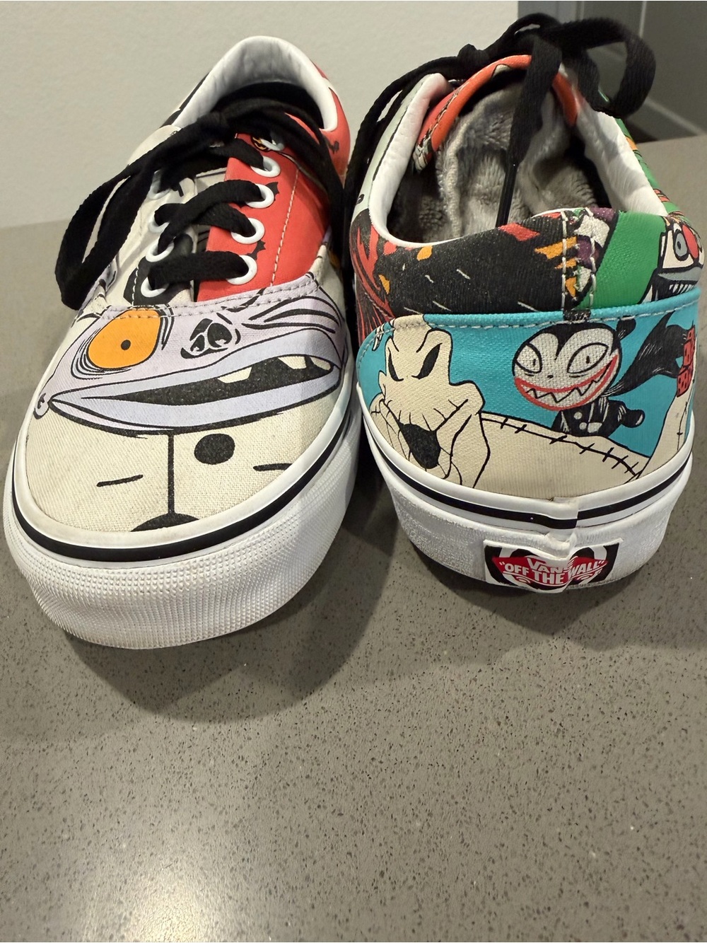 Rare Disney Nightmare Before Christmas Vans Men 10.5 Women 12 Shoes - Picture 2 of 12